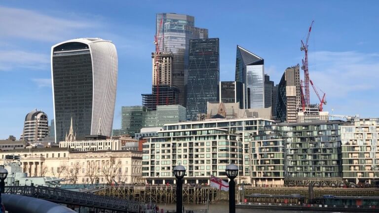 london view from southbank